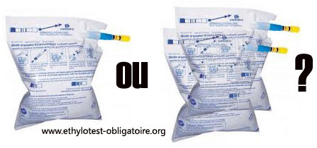 1 ou 2 éthylotests ?