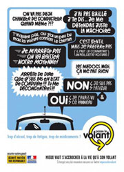 campagne sécurité routière passe le volant