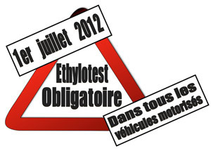 report amende éthylotest 1er mars 2013