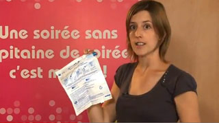 utilisation éthylotest chimique ballon en vidéo